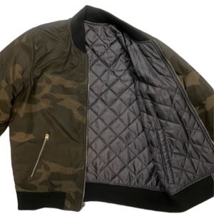 Abercrombie & Fitch Reversible Bomber Jacket